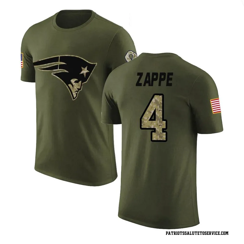 Women's Bailey Zappe Legend Salute to Service Scoop Neck T-Shirt - Olive -  Tshirtsedge