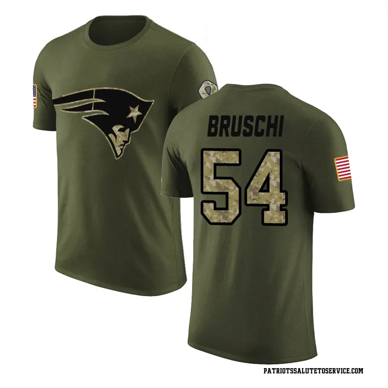 Tedy Bruschi Salute to Service Hoodies & T-Shirts - Patriots Store