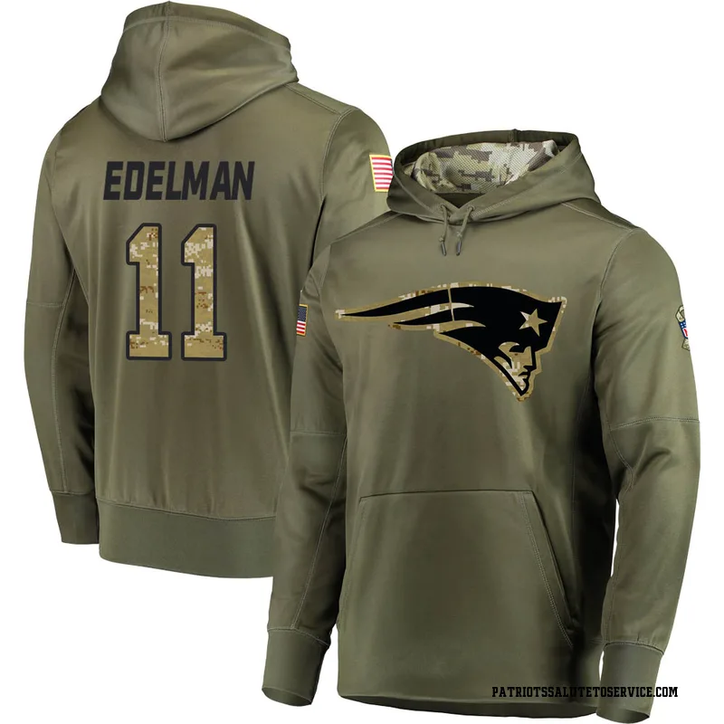 Julian Edelman Legend Salute to Service T-Shirt - Olive - Tshirtsedge