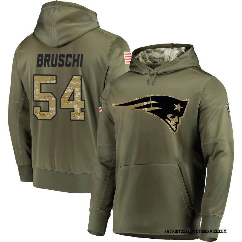 Lids Tedy Bruschi New England Patriots 2022 Salute To Service Retired  Player Limited Jersey - Olive